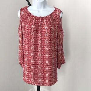 NWOT Charter Club cold shoulder blouse